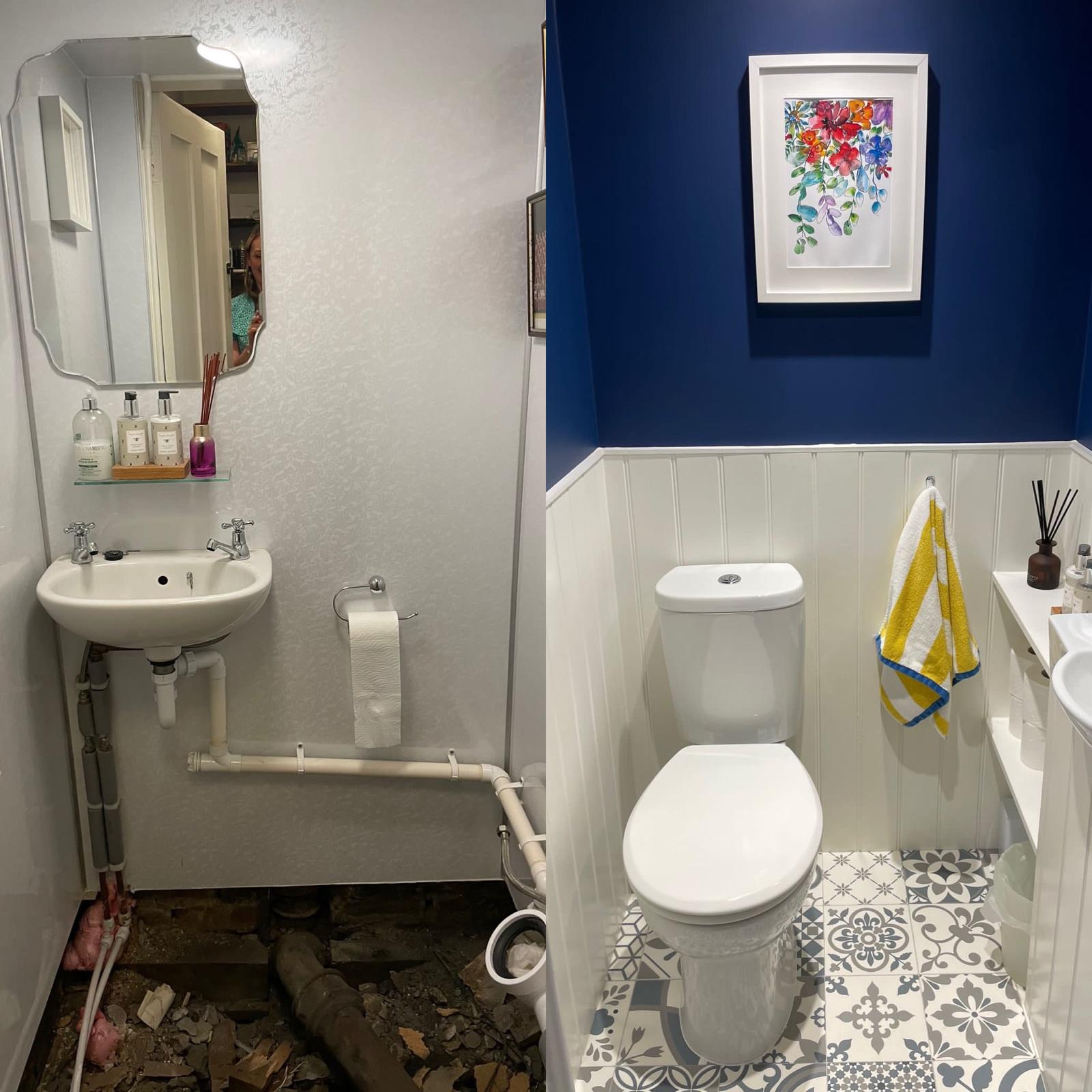 Blue Cloakroom