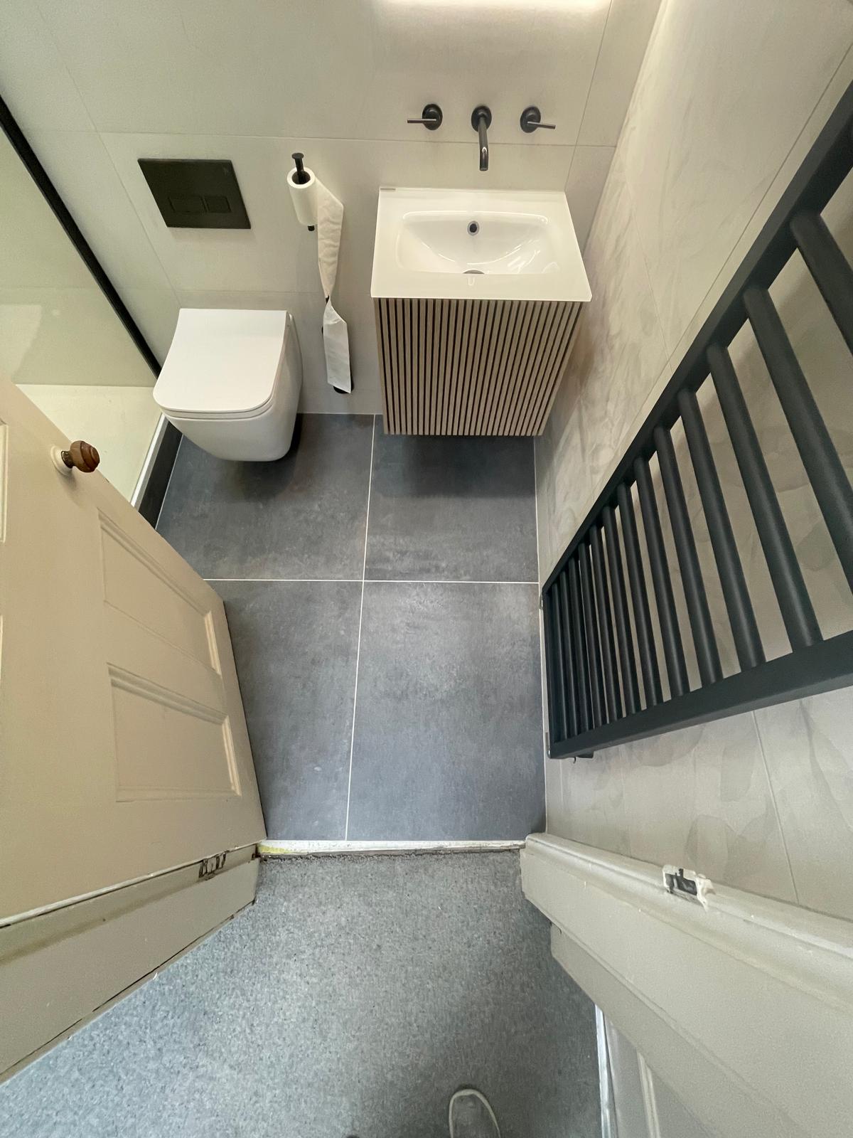 Botanical Tile Bathroom